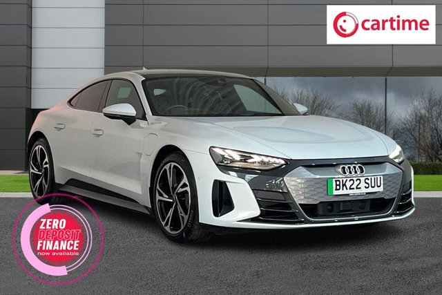 View our Audi E-Tron GT 93.4kWh Saloon 4dr Electric Auto quattro (476 ps) Panoramic Sunroof, Heated Seats, Apple CarPlay / Android Auto, Apple CarPlay / Android Auto, Satellite Navigation