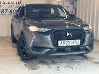USED 2022 22 DS AUTOMOBILES DS 3 CROSSBACK E-TENSE 50kWh Performance Line Crossback 5dr Electric Auto (136 ps)+1 OWNER FROM NEW+FSH+2KEYS+APPS+DIGITAL DASH+MEDIA+HALF LEATHER SEATS+PRIVACY+PARK CONTROL 1 OWNER FROM NEW+PRIVACY+MEDIA+CLIMATE+PARK CONTROL+ALLOYS+APPS+BLUETOOTH+DIGITAL DASH+CRUISE+HPI CLEAR