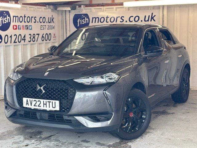 View our DS Automobiles DS 3 Crossback E-TENSE 50kWh Performance Line Crossback 5dr Electric Auto (136 ps)+1 OWNER FROM NEW+FSH+2KEYS+APPS+DIGITAL DASH+MEDIA+HALF LEATHER SEATS+PRIVACY+PARK CONTROL