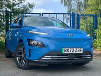USED 2022 72 HYUNDAI KONA 64kWh Premium SUV 5dr Electric Auto (10.5kW Charger) (204 ps)+1 OWNER FROM NEW+2 KEYS+HISTORY+MEDIA+DIGITAL COCKPIT+APPS+NAVIGATION+BLUETOOTH+PARK CONTROL+PRIVACY+ 2 KEYS+1 OWNER FROM NEW+MEDIA+2 CABLES+CLIMATE+PARK CONTROL+NAV+BLUETOOTH+APPS+DIGITAL COCKPIT+LONG RANGE+CRUISE+ALLOYS+HEATED FRONT SEATS+HPI CLEAR