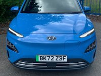 USED 2022 72 HYUNDAI KONA 64kWh Premium SUV 5dr Electric Auto (10.5kW Charger) (204 ps)+1 OWNER FROM NEW+2 KEYS+HISTORY+MEDIA+DIGITAL COCKPIT+APPS+NAVIGATION+BLUETOOTH+PARK CONTROL+PRIVACY+ 2 KEYS+1 OWNER FROM NEW+MEDIA+2 CABLES+CLIMATE+PARK CONTROL+NAV+BLUETOOTH+APPS+DIGITAL COCKPIT+LONG RANGE+CRUISE+ALLOYS+HEATED FRONT SEATS+HPI CLEAR