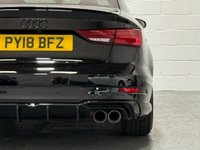 USED 2018 18 AUDI S3 2.0 TFSI Black Edition Saloon 4dr Petrol S Tronic quattro Euro 6 (s/s) (310 ps) F/S/H, LOW MILEAGE, WARRANTY