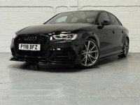 USED 2018 18 AUDI S3 2.0 TFSI Black Edition Saloon 4dr Petrol S Tronic quattro Euro 6 (s/s) (310 ps) F/S/H, LOW MILEAGE, WARRANTY