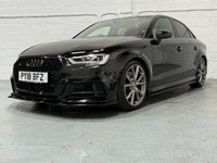 USED 2018 18 AUDI S3 2.0 TFSI Black Edition Saloon 4dr Petrol S Tronic quattro Euro 6 (s/s) (310 ps) F/S/H, LOW MILEAGE, WARRANTY
