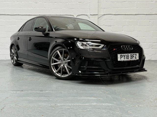 2018 18 Audi S3 2.0 TFSI Black Edition Saloon 4dr Petrol S Tronic quattro Euro 6 (s/s) (310 ps)