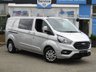 USED 2021 71 FORD TRANSIT CUSTOM 2.0 320 EcoBlue Limited Crew Van Double Cab 5dr Diesel Manual L2 H1 Euro 6 (s/s) (6 Seat) (130 ps) 2 KEYS LWB COMBI VAN