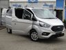 USED 2021 71 FORD TRANSIT CUSTOM 2.0 320 EcoBlue Limited Crew Van Double Cab 5dr Diesel Manual L2 H1 Euro 6 (s/s) (6 Seat) (130 ps) 2 KEYS LWB COMBI VAN