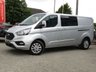 USED 2021 71 FORD TRANSIT CUSTOM 2.0 320 EcoBlue Limited Crew Van Double Cab 5dr Diesel Manual L2 H1 Euro 6 (s/s) (6 Seat) (130 ps) 2 KEYS LWB COMBI VAN