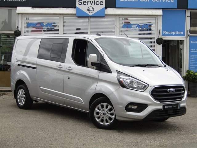 2021 71 Ford Transit Custom 2.0 320 EcoBlue Limited Crew Van Double Cab 5dr Diesel Manual L2 H1 Euro 6 (s/s) (6 Seat) (130 ps)
