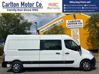 USED 2016 66 RENAULT MASTER 2.3 dCi 35 Business 9 SEATER / WINDOW Van 6dr FWD LWB Med/ Roof Euro 6 (110 bhp) 9 SEATER MINIBUS CREW CAB