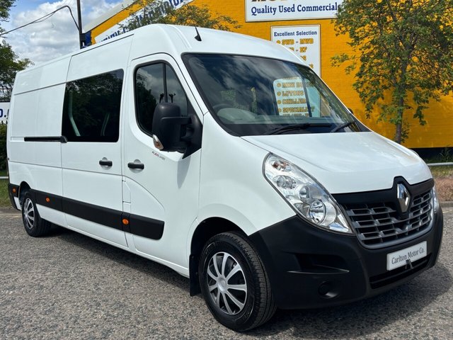 2016 66 Renault Master 2.3 dCi 35 Business 9 SEATER / WINDOW Van 6dr FWD LWB Med/ Roof Euro 6 (110 bhp)