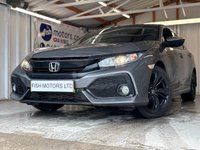 USED 2018 18 HONDA CIVIC 1.0 VTEC Turbo EX Hatchback 5dr Petrol Manual Euro 6 (s/s) (129 ps)+1 FORMER KEEPER+FSH+2 KEYS+PANORAMIC SUNROOF+LEATHER SEATS+MEDIA+APPS+NAVIGATION+ACTIVE CRUISE CONTROL+ 2 KEYS+1 FORMER KEEPER+FSH+NAV+PANORAMIC SUNROOF+CRUISE+BLUETOOTH+MEDIA+HEATED LEATHER SEATS+PARK CONTROL WITH CAMERA+USB+AUX+DAB+CLIMATE+ALLOYS+HPI CLEAR