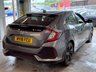 USED 2018 18 HONDA CIVIC 1.0 VTEC Turbo EX Hatchback 5dr Petrol Manual Euro 6 (s/s) (129 ps)+1 FORMER KEEPER+FSH+2 KEYS+PANORAMIC SUNROOF+LEATHER SEATS+MEDIA+APPS+NAVIGATION+ACTIVE CRUISE CONTROL+ 2 KEYS+1 FORMER KEEPER+FSH+NAV+PANORAMIC SUNROOF+CRUISE+BLUETOOTH+MEDIA+HEATED LEATHER SEATS+PARK CONTROL WITH CAMERA+USB+AUX+DAB+CLIMATE+ALLOYS+HPI CLEAR