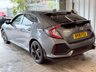 USED 2018 18 HONDA CIVIC 1.0 VTEC Turbo EX Hatchback 5dr Petrol Manual Euro 6 (s/s) (129 ps)+1 FORMER KEEPER+FSH+2 KEYS+PANORAMIC SUNROOF+LEATHER SEATS+MEDIA+APPS+NAVIGATION+ACTIVE CRUISE CONTROL+ 2 KEYS+1 FORMER KEEPER+FSH+NAV+PANORAMIC SUNROOF+CRUISE+BLUETOOTH+MEDIA+HEATED LEATHER SEATS+PARK CONTROL WITH CAMERA+USB+AUX+DAB+CLIMATE+ALLOYS+HPI CLEAR