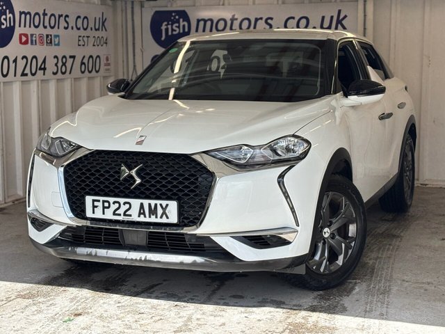 2022 22 DS AUTOMOBILES DS 3 CROSSBACK E-TENSE 50kWh Bastille Crossback 5dr Electric Auto (136 ps)+2 KEYS+CHARGE CABLE+PARK CONTROL+HALF LEATHER SEATS+MEDIA+APPS+DIGITAL DASH+PRIVACY 2 KEYS+HISTORY+PARK CONTROL+HALF LEATHER SEATS+PRIVACY+ALLOYS+DIGITAL DASH+APPS+CRUISE+HPI CLEAR