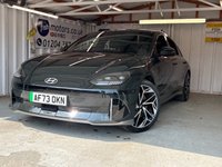 USED 2023 73 HYUNDAI IONIQ 6 77.4kWh Ultimate Saloon 4dr Electric Auto (228 ps)+1 OWNER FROM NEW+2 KEYS+2 CHARGE CABLES+PANORAMIC SUNROOF+MEDIA+APPS+DIGITAL COCKPIT+LEATHER HEATED SEATS+PRIVACY 2 KEYS+1 OWNER FROM NEW+ALLOYS+2 CABLES+PANORAMIC SUNROOF+PRIVACY+DIGITAL DASH+NAV+FULL LEATHER SEATS+BLUETOOTH+MEDIA+CLIMATE+PARK SENSORS+CRUISE+HEATED SEATS+HPI CLEAR