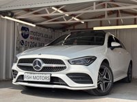 USED 2021 71 MERCEDES-BENZ CLA 1.3 CLA250e 15.6kWh AMG Line (Premium Plus) Shooting Brake 5dr Petrol Plug-in Hybrid 8G-DCT Euro 6 (s/s) (218 ps)+1 OWNER FROM NEW+2 KEYS+PANORAMIC SUNROOF+DIGITAL COCKPIT+FULL LEATHER SEATS+PRIVACY 2 KEYS+1 OWNER FROM NEW+CABLE+FULL LEATHER SEATS+PARK CONTROL+NAV+PANORAMIC SUNROOF+PRIVACY+CLIMATE+BLUETOOTH+MEDIA+18" ALLOYS+CRUISE+HEATED FRONT SEATS+HPI CLEAR