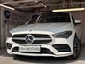 USED 2021 71 MERCEDES-BENZ CLA 1.3 CLA250e 15.6kWh AMG Line (Premium Plus) Shooting Brake 5dr Petrol Plug-in Hybrid 8G-DCT Euro 6 (s/s) (218 ps)+1 OWNER FROM NEW+2 KEYS+PANORAMIC SUNROOF+DIGITAL COCKPIT+FULL LEATHER SEATS+PRIVACY 2 KEYS+1 OWNER FROM NEW+CABLE+FULL LEATHER SEATS+PARK CONTROL+NAV+PANORAMIC SUNROOF+PRIVACY+CLIMATE+BLUETOOTH+MEDIA+18" ALLOYS+CRUISE+HEATED FRONT SEATS+HPI CLEAR