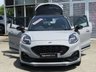 USED 2022 22 FORD PUMA 1.5T EcoBoost ST SUV 5dr Petrol Manual Euro 6 (s/s) (200 ps) Finished in  GREY MATTER with HEATED PERFORMANCE LEATHER/ALCANTARA Trim. This Ford Puma certainly looks the part, it is the sportiest version of the Puma compact SUV, with meaner looks and a racier setup, It's got the raised up driving position, the eye-catching design, and a miniature SUV shape. Features include Sat Nav with Virtual Dash, DAB Radio, 19" ALLOYS, ST Performance Pack,  B/Tooth, Apple Play, B&O Premium Audio and much more. Serviced at 13412 miles, 26873 miles and at 33701 miles.1