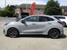 USED 2022 22 FORD PUMA 1.5T EcoBoost ST SUV 5dr Petrol Manual Euro 6 (s/s) (200 ps) Finished in  GREY MATTER with HEATED PERFORMANCE LEATHER/ALCANTARA Trim. This Ford Puma certainly looks the part, it is the sportiest version of the Puma compact SUV, with meaner looks and a racier setup, It's got the raised up driving position, the eye-catching design, and a miniature SUV shape. Features include Sat Nav with Virtual Dash, DAB Radio, 19" ALLOYS, ST Performance Pack,  B/Tooth, Apple Play, B&O Premium Audio and much more. Serviced at 13412 miles, 26873 miles and at 33701 miles.1