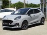 USED 2022 22 FORD PUMA 1.5T EcoBoost ST SUV 5dr Petrol Manual Euro 6 (s/s) (200 ps) Finished in  GREY MATTER with HEATED PERFORMANCE LEATHER/ALCANTARA Trim. This Ford Puma certainly looks the part, it is the sportiest version of the Puma compact SUV, with meaner looks and a racier setup, It's got the raised up driving position, the eye-catching design, and a miniature SUV shape. Features include Sat Nav with Virtual Dash, DAB Radio, 19" ALLOYS, ST Performance Pack,  B/Tooth, Apple Play, B&O Premium Audio and much more. Serviced at 13412 miles, 26873 miles and at 33701 miles.1