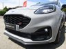 USED 2022 22 FORD PUMA 1.5T EcoBoost ST SUV 5dr Petrol Manual Euro 6 (s/s) (200 ps) Finished in  GREY MATTER with HEATED PERFORMANCE LEATHER/ALCANTARA Trim. This Ford Puma certainly looks the part, it is the sportiest version of the Puma compact SUV, with meaner looks and a racier setup, It's got the raised up driving position, the eye-catching design, and a miniature SUV shape. Features include Sat Nav with Virtual Dash, DAB Radio, 19" ALLOYS, ST Performance Pack,  B/Tooth, Apple Play, B&O Premium Audio and much more. Serviced at 13412 miles, 26873 miles and at 33701 miles.1