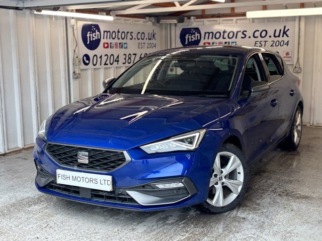 2020 20 SEAT LEON 1.5 TSI EVO FR Hatchback 5dr Petrol Manual Euro 6 (s/s) (130 ps)+1 FORMER KEEPER+2 KEYS+HISTORY+MEDIA+NAVIGATION+PARK SYSTEM+CLIMATE+HALF LEATHER SEATS+PRIVACY+BLUETOOTH+ 2 KEYS+1 FORMER KEEPER+FSH+NAV+PARK CONTROL+HALF LEATHER TRIM+17" ALLOYS+CLIMATE+PRIVACY+BLUETOOTH+CRUISE+HPI CLEAR