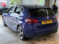 USED 2018 18 PEUGEOT 308 1.5 BlueHDi GT Line Hatchback 5dr Diesel Manual Euro 6 (s/s) (130 ps)+1 FORMER KEEPER+2 KEYS+FSH 7 STAMPS+FULL LEATHER SEATS+PANORAMIC SUNROOF+BLUETOOTH+NAVIGATION+MEDIA+PARK CONTROL+PRIVACY+18 INCH ALLOYS 2 KEYS+1 FORMER KEEPER+CLIMATE+FSH 7 STAMPS+PANORAMIC SUNROOF+NAV+PARK SENSORS+BLUETOOTH+MEDIA+UPGRADED FULL LEATHER SEATS+18" ALLOYS+CRUISE+HPI CLEAR