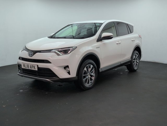 USED 2018 18 Toyota Rav4 2.5 Vvt-H Icon Suv 5dr Petrol Hybrid Cvt Euro 6 (s/S) (197 Ps) - Sat Nav, Privacy, Sensors