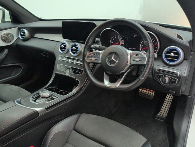 USED 2019 19 Mercedes-Benz C Class 2.0 C300 Amg Line Coupe 2dr Petrol G-Tronic+ Euro 6 (s/S) (258 Ps) - Sat Nav, Sensors, Climate