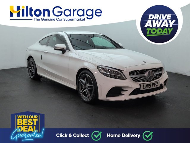 USED 2019 19 Mercedes-Benz C Class 2.0 C300 Amg Line Coupe 2dr Petrol G-Tronic+ Euro 6 (s/S) (258 Ps) - Sat Nav, Sensors, Climate