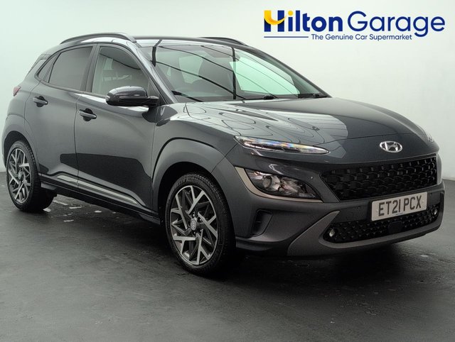 USED 2021 21 Hyundai Kona 1.6 H-Gdi Premium Suv 5dr Petrol Hybrid Dct Euro 6 (s/S) (141 Ps) - Sat Nav, Sensors, Privacy