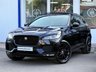 USED 2019 69 JAGUAR F-PACE 2.0 D180 CHEQUERED FLAG OPEN PANORAMIC SUNROOF SAT NAV CAMERA SUV 5DR DIESEL AUTO AWD EURO 6 (S/S) (180 PS) SAT NAV~CAMERA~PRIVACY~HEATED WHEEL