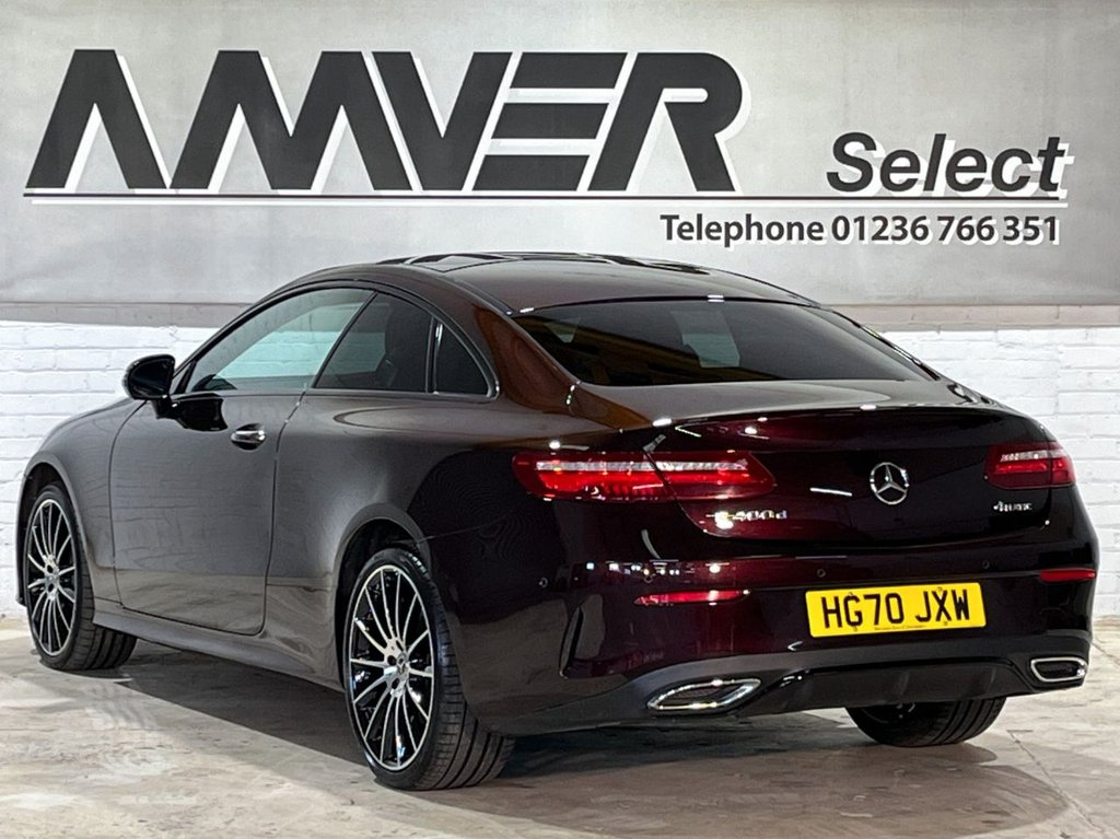 USED 2020 70 MERCEDES-BENZ E-CLASS 2.9 E400d AMG Line (Premium Plus) Coupe 2dr Diesel G-Tronic+ 4MATIC Euro 6 (s/s) (340 ps) 