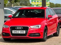 USED 2013 63 AUDI A3 2.0 TDI S line Sportback 5dr Diesel Manual Euro 5 (s/s) (150 ps) **HPI CLEAR~FRESH MOT+SVS**