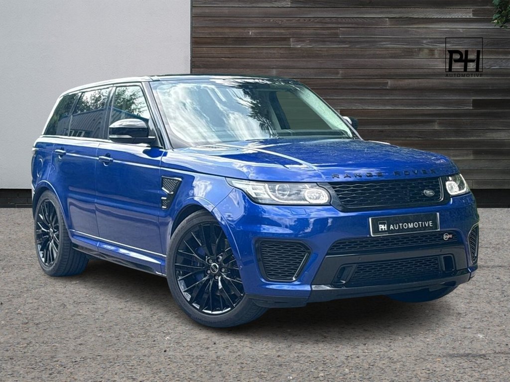USED 2017 17 LAND ROVER RANGE ROVER SPORT 5.0 V8 SVR SUV 5dr Petrol Auto 4WD Euro 6 (s/s) (550 ps) APPLE CARPLAY | SLIDING ROOF