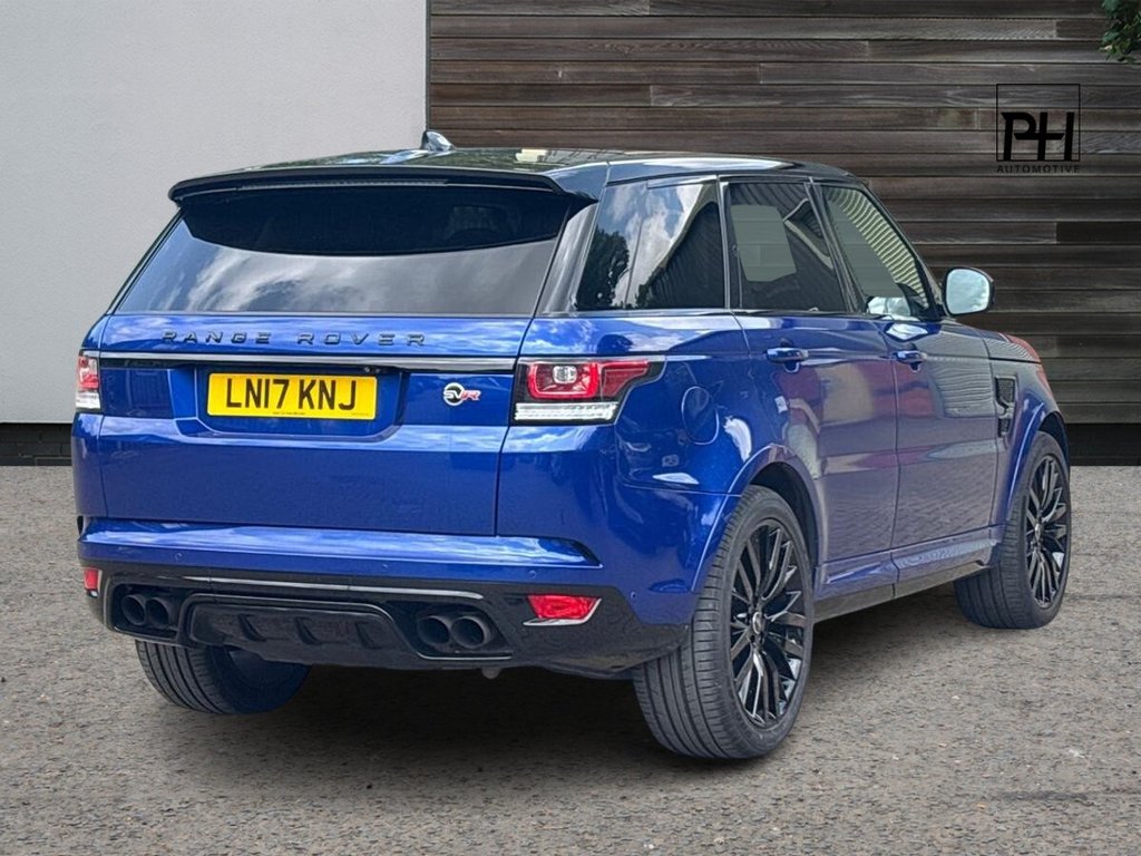 USED 2017 17 LAND ROVER RANGE ROVER SPORT 5.0 V8 SVR SUV 5dr Petrol Auto 4WD Euro 6 (s/s) (550 ps) APPLE CARPLAY | SLIDING ROOF