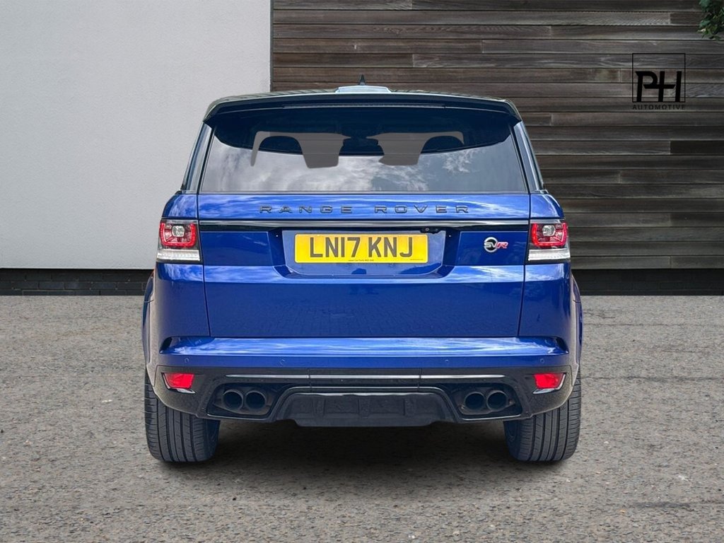 USED 2017 17 LAND ROVER RANGE ROVER SPORT 5.0 V8 SVR SUV 5dr Petrol Auto 4WD Euro 6 (s/s) (550 ps) APPLE CARPLAY | SLIDING ROOF