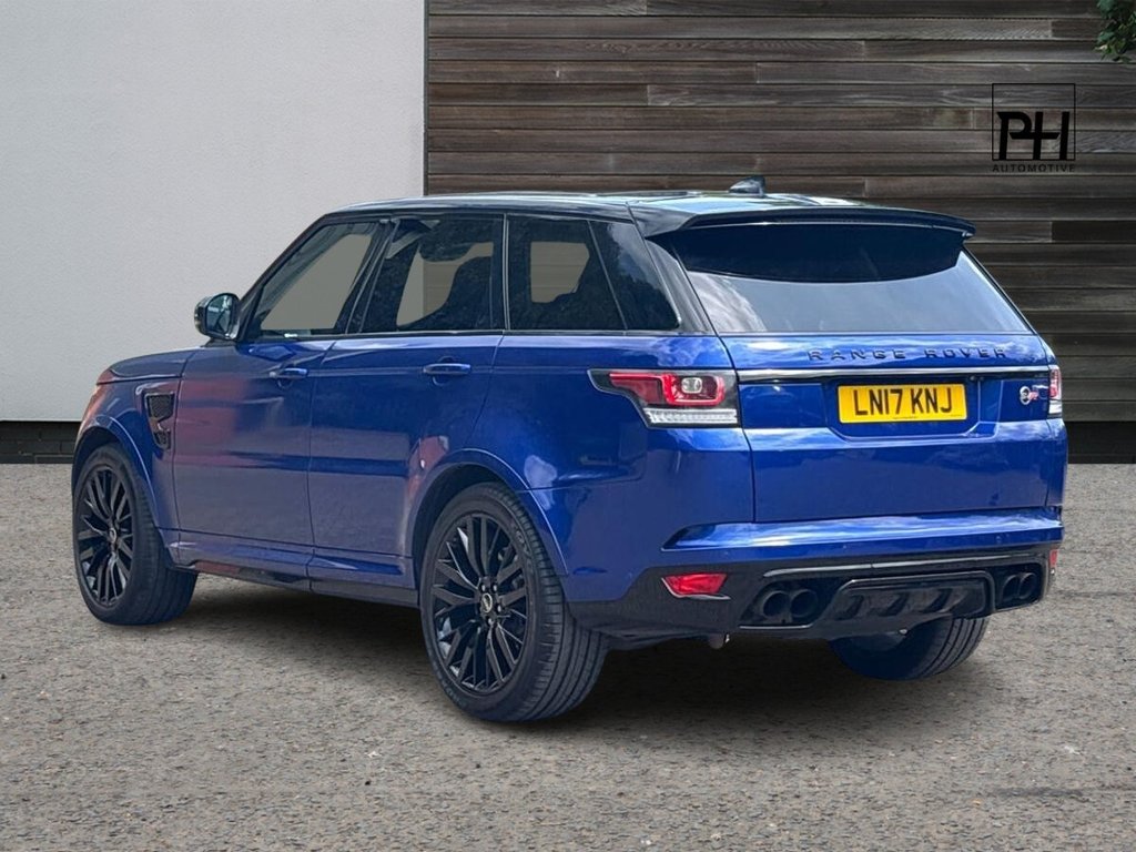 USED 2017 17 LAND ROVER RANGE ROVER SPORT 5.0 V8 SVR SUV 5dr Petrol Auto 4WD Euro 6 (s/s) (550 ps) APPLE CARPLAY | SLIDING ROOF