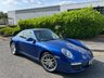 USED 2009 59 PORSCHE 911 3.6 997 4 Targa 2dr Petrol PDK AWD (237 g/km, 345 bhp)-3 Former Keepers-Superb Low Mileage Example-Finished In Rare Aqua Blue Metallic With Heated Black Leather Upholstery-Updated Head Unit-Also Has the Original With Car. 