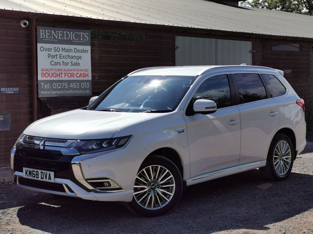 2018 68 Mitsubishi Outlander 2.4h TwinMotor 13.8kWh 4hs SUV 5dr Petrol Plug-in Hybrid CVT 4WD Euro 6 (s/s) (209 ps)