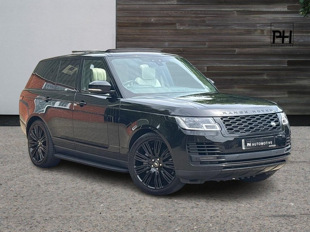USED 2021 71 LAND ROVER RANGE ROVER 3.0 D300 MHEV Westminster Black SUV 5dr Diesel Auto 4WD Euro 6 (s/s) (300 ps) SIDE STEPS|SLIDING GLASS ROOF