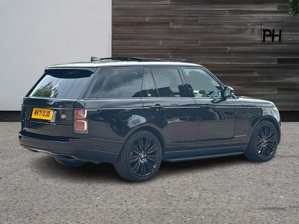 USED 2021 71 LAND ROVER RANGE ROVER 3.0 D300 MHEV Westminster Black SUV 5dr Diesel Auto 4WD Euro 6 (s/s) (300 ps) SIDE STEPS|SLIDING GLASS ROOF