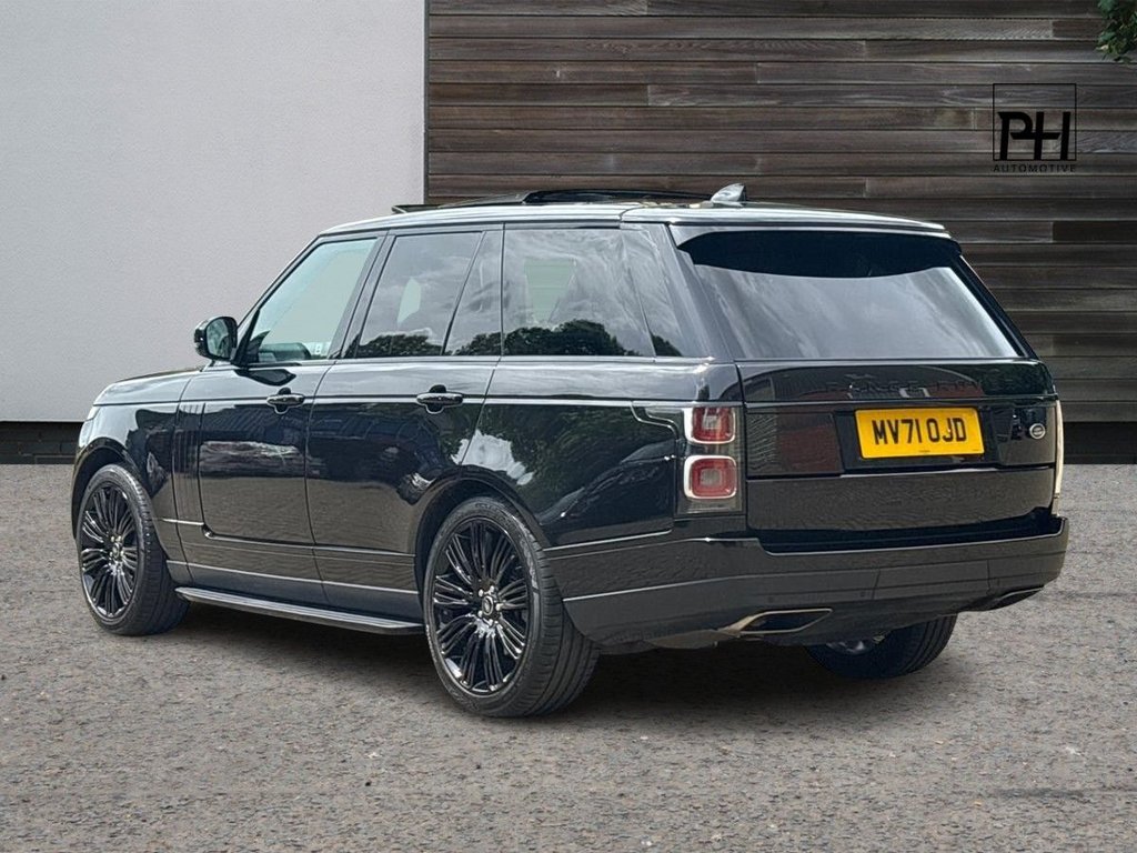 USED 2021 71 LAND ROVER RANGE ROVER 3.0 D300 MHEV Westminster Black SUV 5dr Diesel Auto 4WD Euro 6 (s/s) (300 ps) SIDE STEPS|SLIDING GLASS ROOF