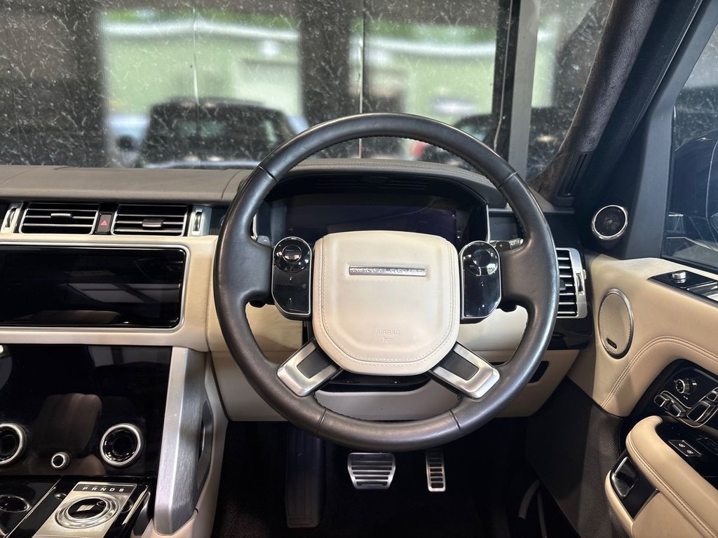 USED 2021 71 LAND ROVER RANGE ROVER 3.0 D300 MHEV Westminster Black SUV 5dr Diesel Auto 4WD Euro 6 (s/s) (300 ps) SIDE STEPS|SLIDING GLASS ROOF
