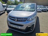 USED 2020 70 VAUXHALL VIVARO 2.0 Turbo D 150PS L2 H1 Euro 6 Van, 50,000 Miles,  1 owner, Full Service History, ULEZ, A/C, Bluetooth, 6-speed manual. Price + VAT @ 20%! 