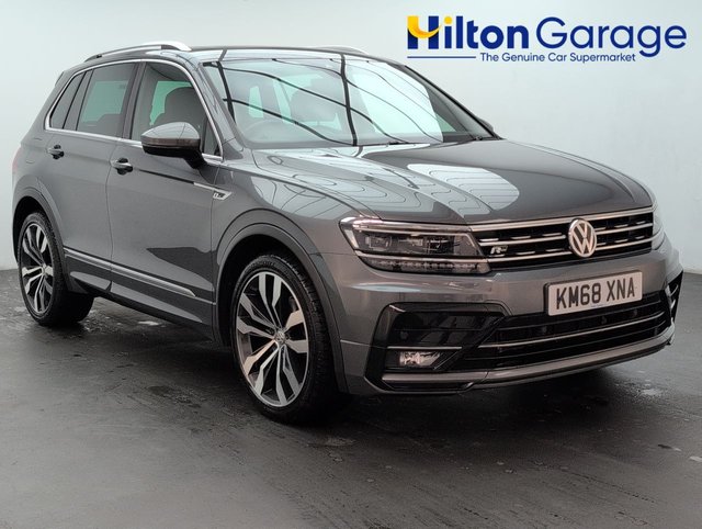 USED 2018 68 Volkswagen Tiguan 2.0 TDI R-Line Suv 5dr Diesel Manual Euro 6 (s/S) (150 Ps) - Pan Roof, Sat Nav, Leather