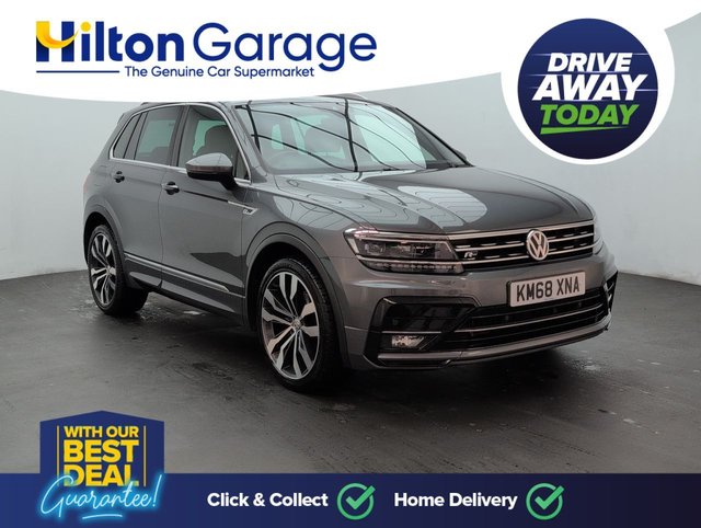 USED 2018 68 Volkswagen Tiguan 2.0 TDI R-Line Suv 5dr Diesel Manual Euro 6 (s/S) (150 Ps) - Pan Roof, Sat Nav, Leather