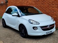 USED 2014 14 VAUXHALL ADAM 1.2 16v GLAM Hatchback 3dr Petrol Manual Euro 5 (70 ps) 