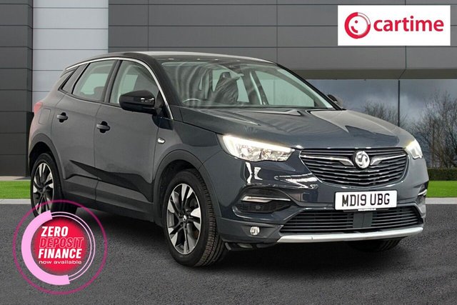 View our Vauxhall Grandland X 1.2 Turbo GPF Sport Nav SUV 5dr Petrol Manual Euro 6 (s/s) (130 ps) Touchscreen, Apple CarPlay / Android Auto, Satellite Navigation, Cruise Control, DAB - Digital Radio